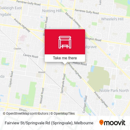 Fairview St / Springvale Rd map