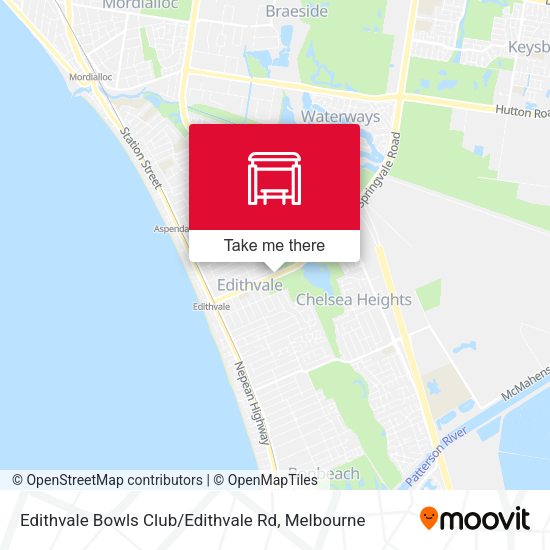 Edithvale Bowls Club / Edithvale Rd map