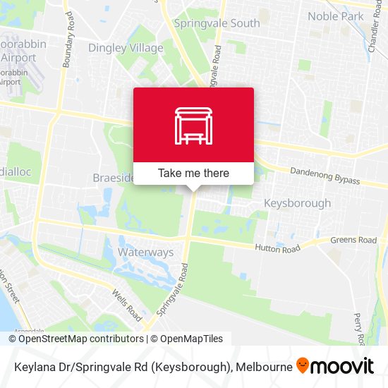 Mapa Keylana Dr / Springvale Rd (Keysborough)