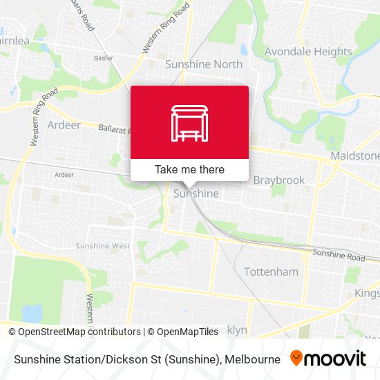 Sunshine Station / Dickson St map