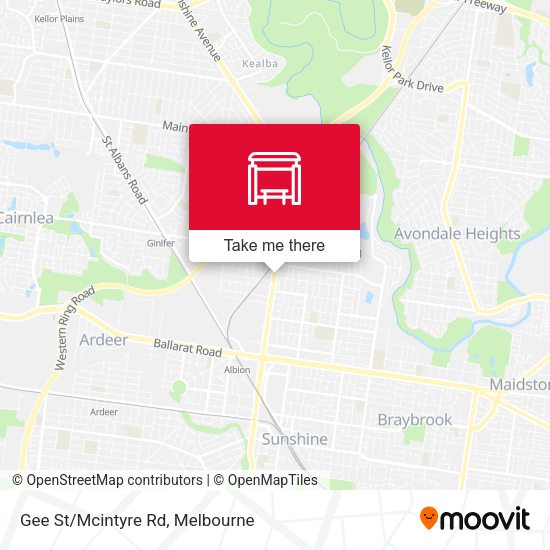 Gee St/Mcintyre Rd map