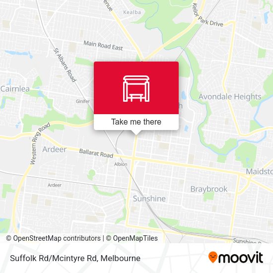 Suffolk Rd/Mcintyre Rd map