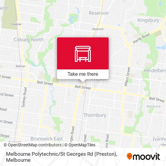 Melbourne Polytechnic / St Georges Rd (Preston) map