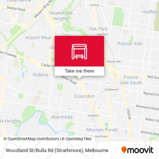 Woodland St / Bulla Rd (Strathmore) map