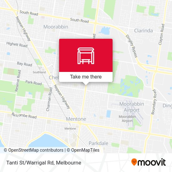 Tanti St/Warrigal Rd map