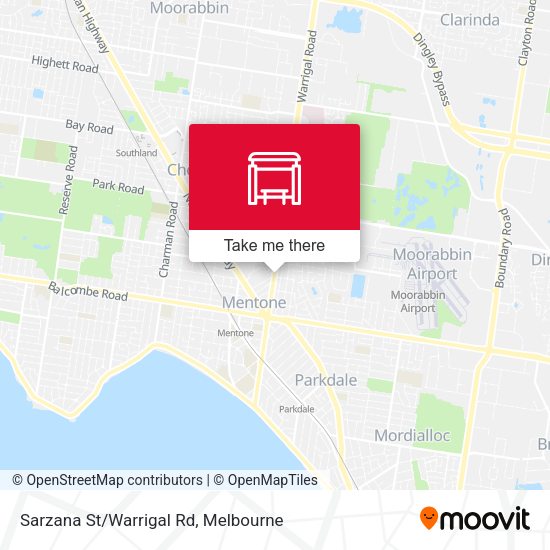 Sarzana St/Warrigal Rd map