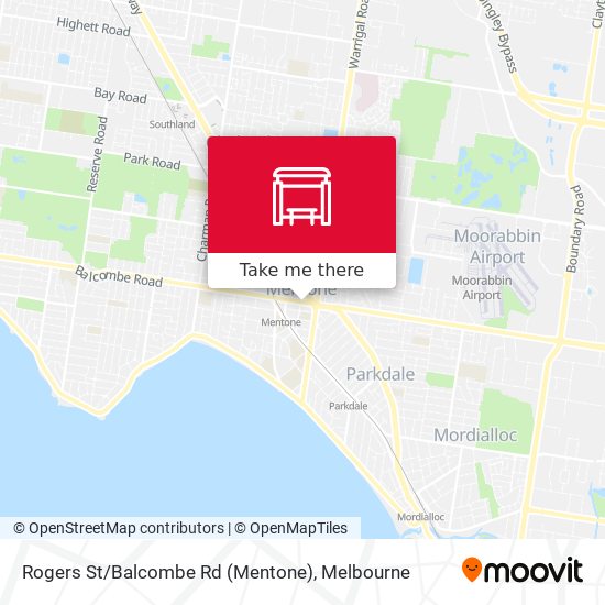 Mapa Rogers St / Balcombe Rd (Mentone)