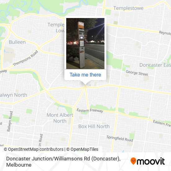 Doncaster Junction / Williamsons Rd map