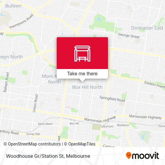 Woodhouse Gr/Station St map