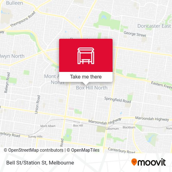 Bell St/Station St map