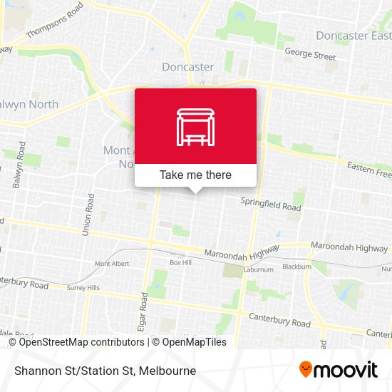 Shannon St/Station St map