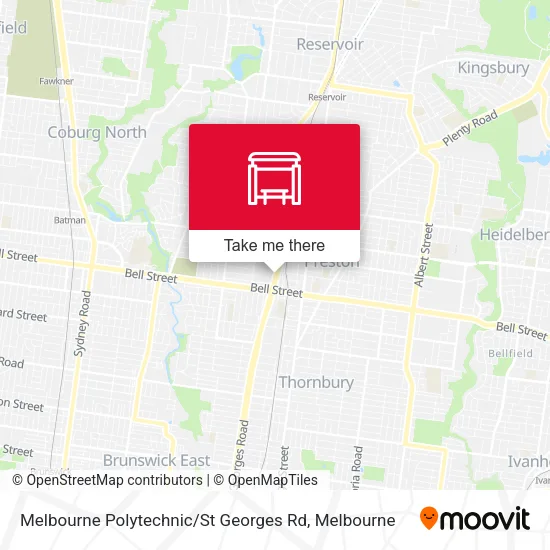 Melbourne Polytechnic / St Georges Rd map