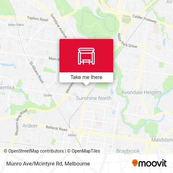 Munro Ave/Mcintyre Rd map