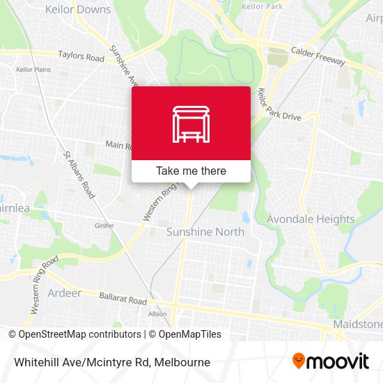 Whitehill Ave/Mcintyre Rd map