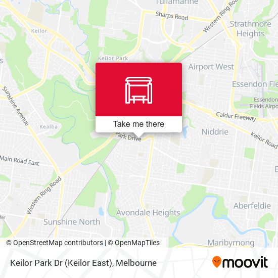 Keilor Park Dr (Keilor East) map