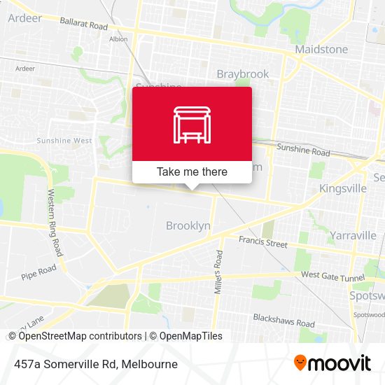457a Somerville Rd map
