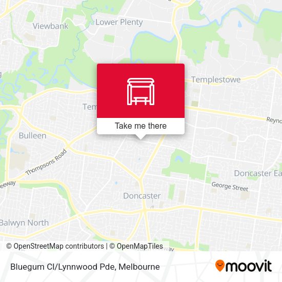 Bluegum Cl/Lynnwood Pde map