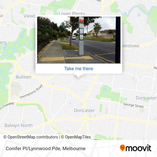 Conifer Pl/Lynnwood Pde map