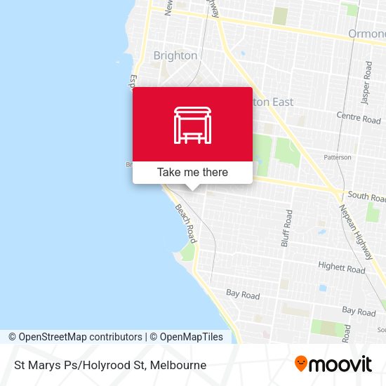 St Marys Ps/Holyrood St map