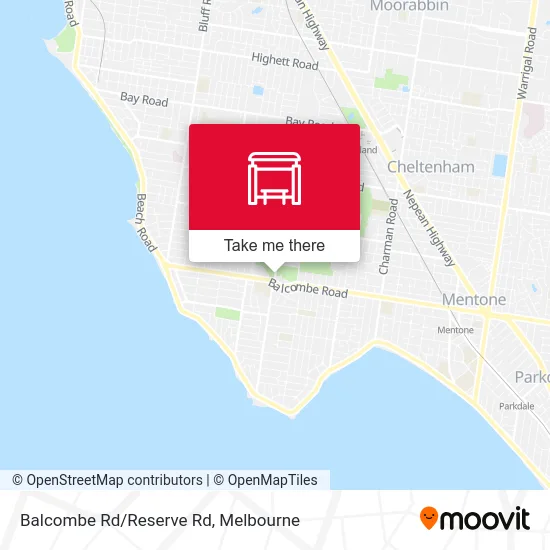 Mapa Balcombe Rd/Reserve Rd