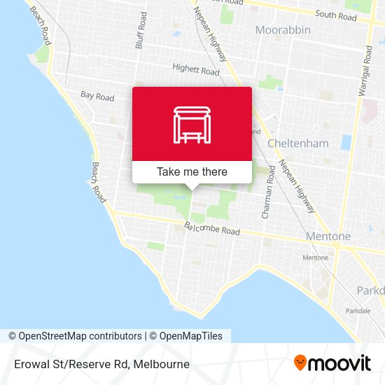 Erowal St/Reserve Rd map