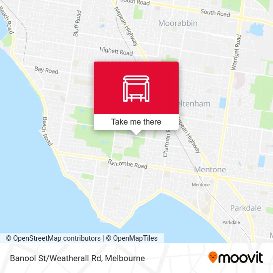 Mapa Banool St/Weatherall Rd