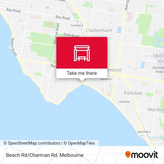 Beach Rd/Charman Rd map