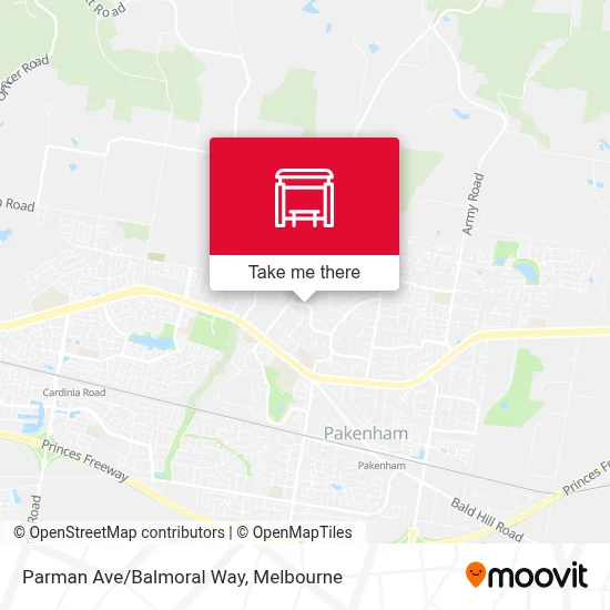 Mapa Parman Ave/Balmoral Way