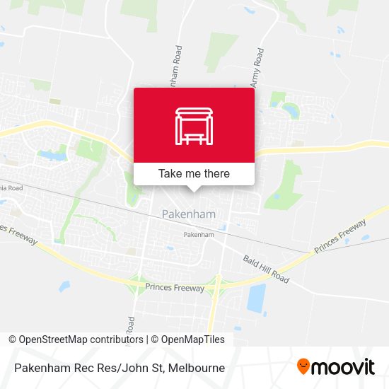Pakenham Rec Res/John St map