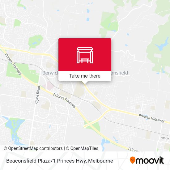 Beaconsfield Plaza / 1 Princes Hwy map