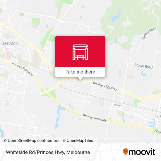 Whiteside Rd/Princes Hwy map