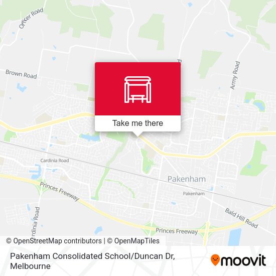 Pakenham Consolidated School / Duncan Dr map