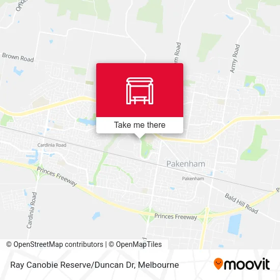 Ray Canobie Reserve/Duncan Dr map