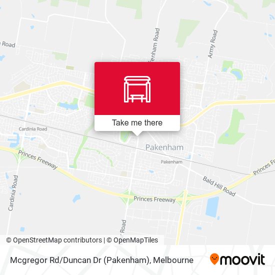 Mcgregor Rd / Duncan Dr (Pakenham) map