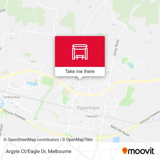 Argyle Ct/Eagle Dr map