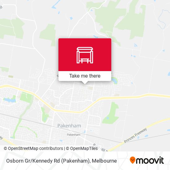 Mapa Osborn Gr / Kennedy Rd (Pakenham)