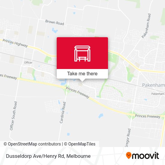 Dusseldorp Ave/Henry Rd map