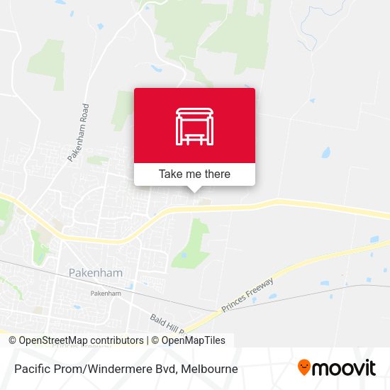 Pacific Prom/Windermere Bvd map