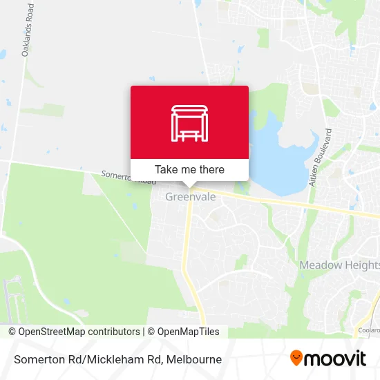 Mapa Somerton Rd/Mickleham Rd