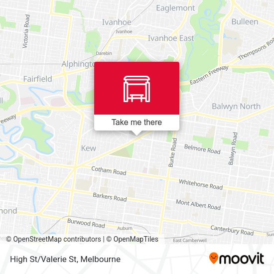 High St/Valerie St map