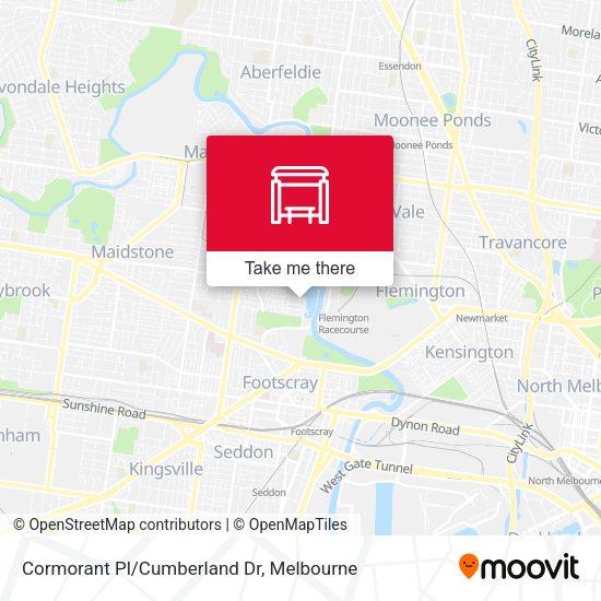 Cormorant Pl/Cumberland Dr map