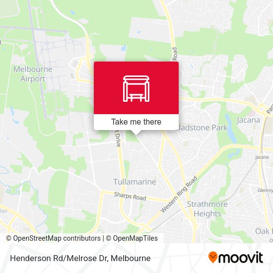 Henderson Rd/Melrose Dr map