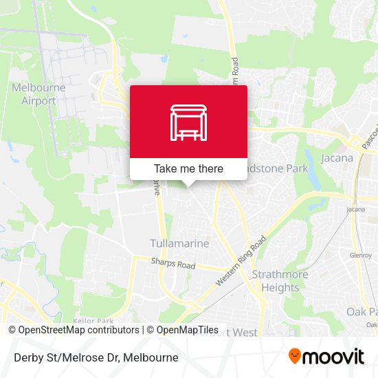 Derby St/Melrose Dr map
