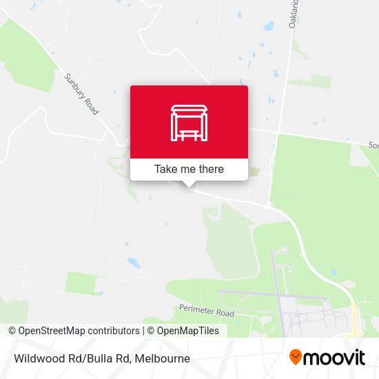 Wildwood Rd/Bulla Rd map
