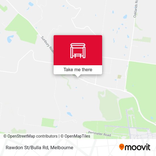 Rawdon St/Bulla Rd map