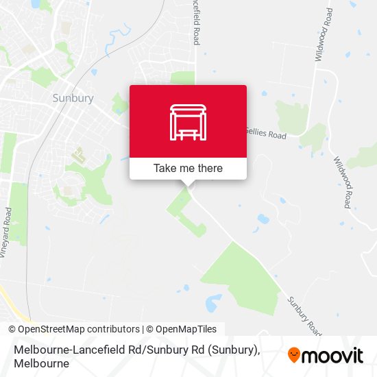 Melbourne-Lancefield Rd / Sunbury Rd map