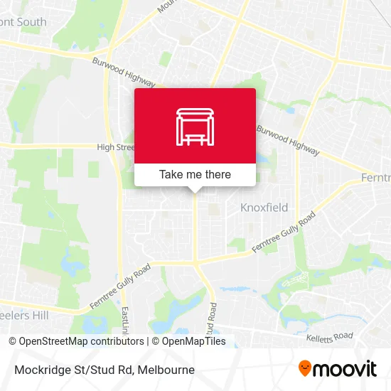 Mapa Mockridge St/Stud Rd