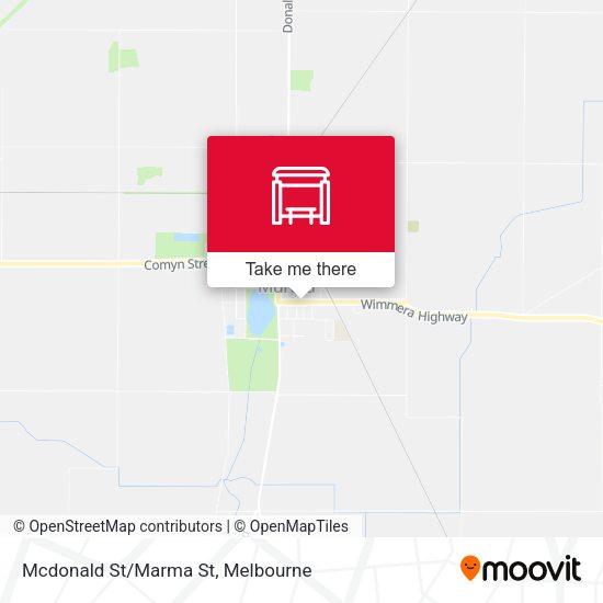 Mcdonald St/Marma St map