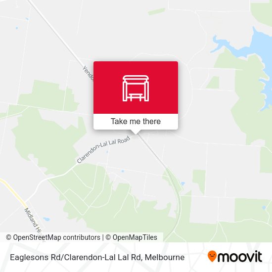Eaglesons Rd / Clarendon-Lal Lal Rd map