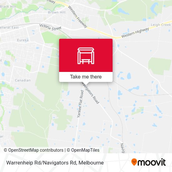 Warrenheip Rd/Navigators Rd map